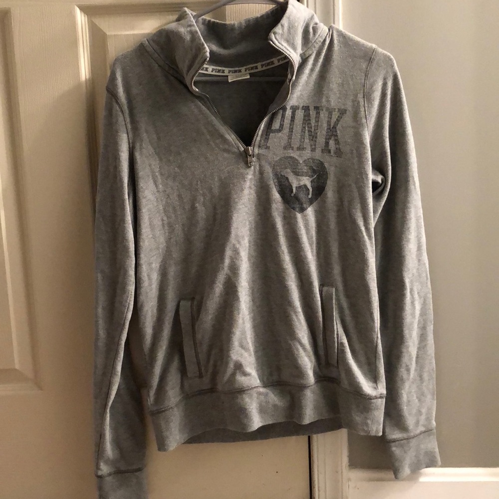 Pink Victoria’s Secret Quarterzip